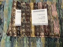 Kravet Couture Discontinued Sample In Peacock 35” X 24”
