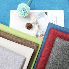 Heavy Linen Fabric 40×57 Inch 1.2mm Thick Solid Cloth Embroidery Dark Grey