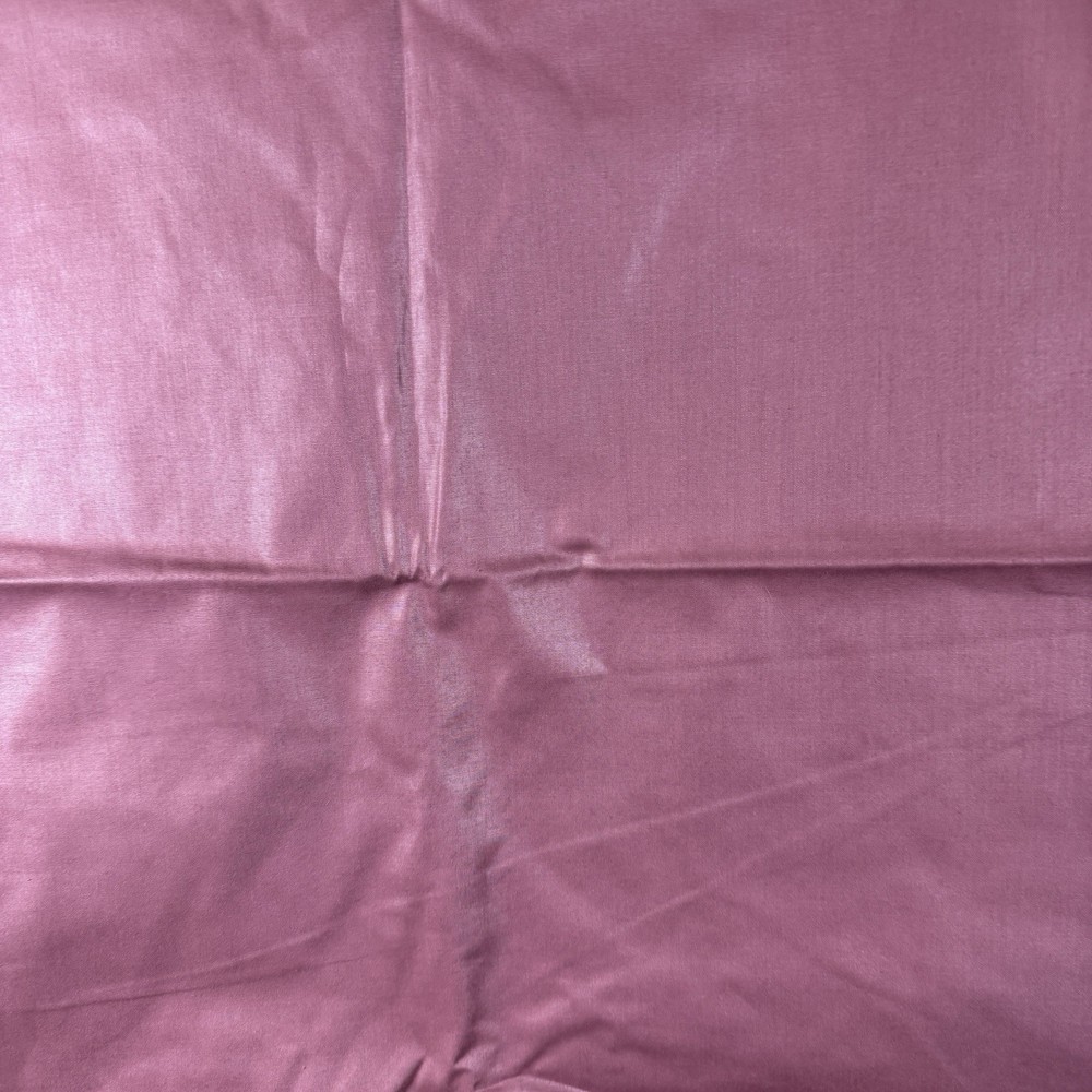 Pink Mauve Cotton Blend Fabric With Sheen 78” x 44” Craft Sewing Material