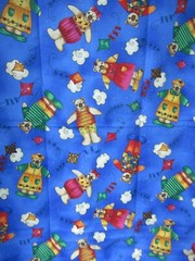 Bears/kites KP Kids & Co by Kari Pearson for SSI Cotton Fabric 1 YD X 42″W