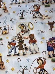 Country Rodeo Home On The Range Michael Miller Cotton Fabric 1/2 Yard 18 By 44”