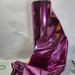 Masive 250 Yards X 25″ Ultra Thin Reflective Metallic Film Roll Magenta/ Yellow