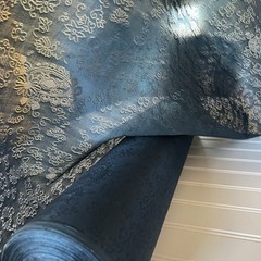 SILK Dark Blue , FABRIC 10 Yards x 22 Inches Wide or 360 Inches x 22 Wide