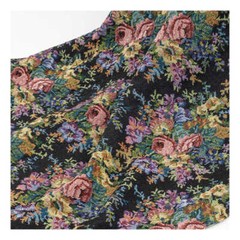 Vintage French Rose Floral Flower Jacquard Tapestry Upholstery Decorator Fabric