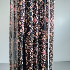 Star Fabrics Inc. Black Floral Sheer Polyester Chiffon Fabric 60×72″