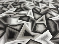 Experimental Military Camo Fabric Grey Digital Geometric MIL-DTL-44436B