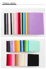 New 40/22 Pieces 10x10cm/15x15cm/30x30cm Soft Felt Fabric Non-Woven DIY Felt
