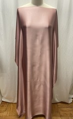 Rare 100% 40mm Silk Charmeuse Heavyweight Dusty Rose Pink Fabric 1 Yd Long 55″ W