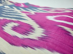 Pink gray cotton ikat fabric by the yard top ikat best SALE price if u buy more