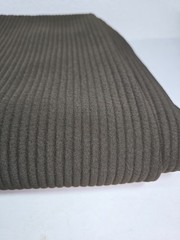 Wide Rib Stretch Knit Fabric Brown 81×54 Apparel Sewing Craft Vintage