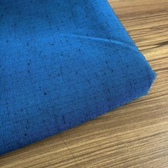 Vintage Blue Slub Apparel Fabric Textured Woven 1 yard + 12″ L x 66″ W