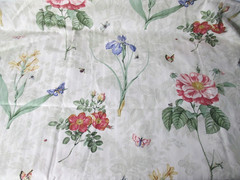 Mill Creek Fabric 3 Yards Floral Botanical Bees Butterflies Garden Print 108×55