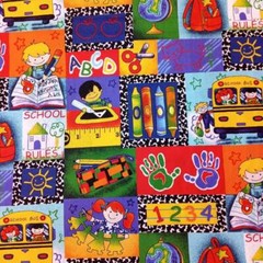 Kinder Kids Patch Cotton Calico Fabric