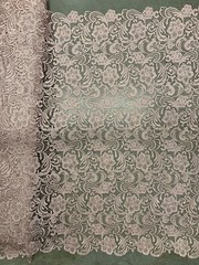 Maggie LIGHT MAUVE Guipure Venice Heavy Lace Fabric by the Yard – 10019