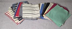 Vintage Fabric Sample Swatch Lot Of 30 Sewing Craft Quilt Material Assort 8x 6.5