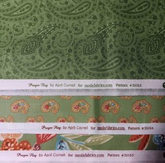 Prayer Flag by April Cornell for Moda fabric 4.5yds total. (9) 1/2 yd pieces