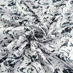 1yard X 148cm Geometric Satin Material Soft Charmeuse Lining Scarf DIY Fabric