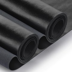 PU Fabric Leather 2 Yards 58″ x 72″, 0.6mm Thick Faux Synthetic Leather Mater…