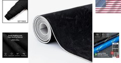 Versatile Black Suede Headliner Fabric 98″ L × 60″ W – Ideal for Cars, RVs & DIY