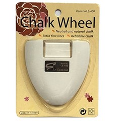 YEQIN Chalk Wheel Fabric Marker 1 Count (Pack of 1), – White