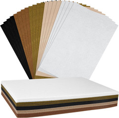 20 Pcs 2Mm Thick Stiff Felt Sheets for Crafts Sewing(Brown Series) | Polyester T