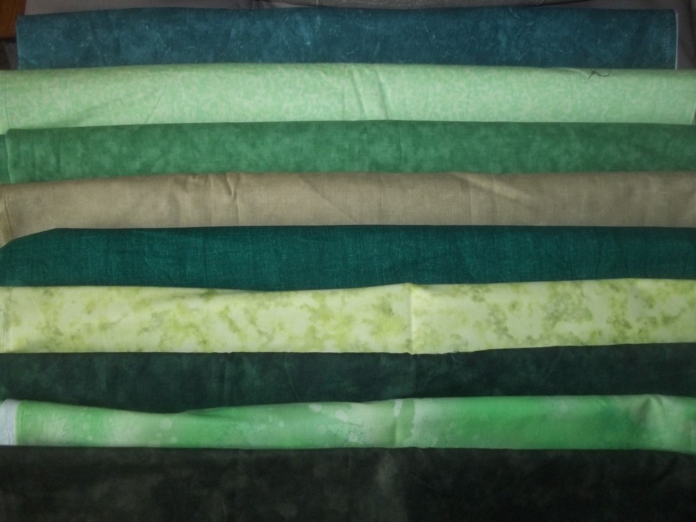 GREEN marble Splotchy TONAL blender Cotton QUILT Fabric U-PICK see info 1/2 yd
