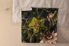 Clarke & Clarke Passiflora on Velvet Floral on Velvet Various Colors and Sizes