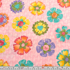 Sweet Baby Jane by Me and My Sister Moda Floral Pink Cotton FAT QUARTER 18 x 21