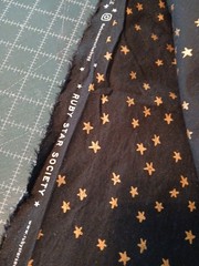 2.5 yards Starry Cotton Fabric Ruby Star Society