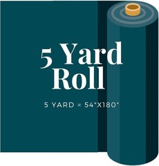 Marine Vinyl Fabric 5 Yard Roll – Smooth Black