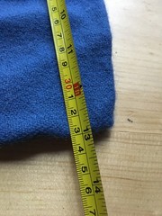 Vintage Blue Wool Herringbone Fabric Remnant Lot – Woven Suiting 1lb 7oz