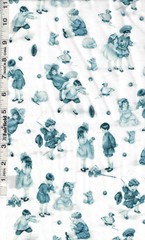 Blue Precious Memories Children by Quilting Treasures bty