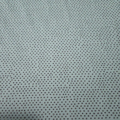 Pixie BTY Ink & Arrow White Black Squarish Polka Dots on Dusty Light Green