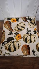 New 2 Yards Flannel Fabric Pumpkins Gourds Fall Autumn Crafting Sewing