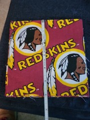 WASHINGTON REDSKINS 1994 VINTAGE NFL Football 100% Cotton Fabric 12 6×6 Squares
