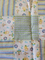 JoAnn FLANNEL FABRIC “MY TOY PATCH” Baby Themed Fabric 2.25 Yrds X 42″ Wide