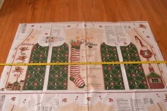 36″ Long x 60″ Wide Christmas Vest Cotton Panel, Size 8 – 22/Daisy Kingdom,C1669