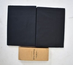 MasterFab Cotton Fabric Black 39″ x 55″ 2 Pack DIY Crafting Fashion Design
