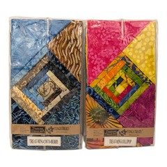 Lot of 2 Timeless Treasures Tonga Treats Batik Mini Packs Coco Berry & Lollipop