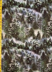 Evergreen Forest Nature Timeless Treasures Fabric smoky mountains CD3528 Scenic