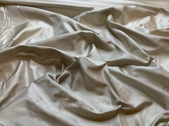 Silver Taupe Gray 100% Silk Thai Silk Tissue Taffeta Fabric