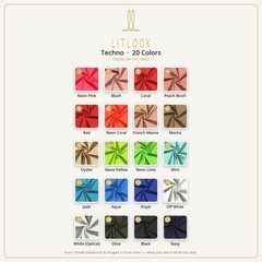 Techno Fabric by the Yard — 4-Way Stretch, 58/60″, 20 Colors