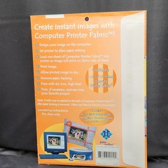 Sew-In Computer Printer Fabric from June Tailor White 4-pack 8.5″ x 11″ JT-901