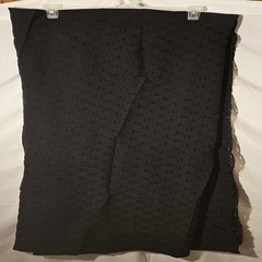 Black Eyelet Fabric 53″ Wide x 2 Yds
