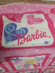 Barbie Printed Fold & Go Bedroom Cotton Soft School Projects Play GREAT GIFT