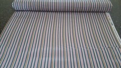Juliet’s Song BTY Anna Fishkin Red Rooster Blue Pink Brown Cream Stripe