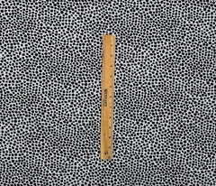 COVINGTON DOTIFY EBONY BLACK RAISED ANIMAL SPOT WOVEN FABRIC BY YARD 57″W
