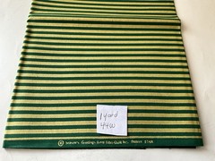 Christmas Theme Quilting Sewing Moda Fabri-Quilt Trees Stripes Gold Red Green