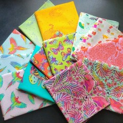 Tula Pink “Curiouser” and “Day Dreamer” 1/2 YARD Bundles – 13 Different Fabrics!