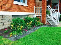 17in Woven Weed Barrier Fabric, 1.4ft x 50ft – Durable Garden Protection